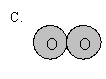 Which of the following is an accurate representation of a water molecule?