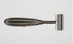 <strong>NARRBEGIN: Figure 08-70 A Identify the instrument pictured above.</strong> A) Mead mallet B) Orthopedic mallet C) Mayo mallet D) Gerzog mallet