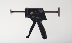 <strong>NARRBEGIN: Figure 07-55 A Identify the instrument pictured above.</strong> A) Cement mixer B) Cement gun C) Tamp D) Drill