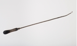<strong>NARRBEGIN: Figure 05-44 A The surgeon would use the instrument pictured above to:</strong> A) Scrape the endometrium B) Dilate the cervix C) Measure the depth of the intrauterine cavity D) Obtain biopsies