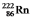 <strong>Which one of the following equations correctly represents alpha decay of ?</strong> A) B) C) D) E)