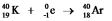 <strong>Which one of the following equations correctly represents positron decay of ?</strong> A) B) C) D) E)