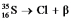 Fill in missing sub- and superscripts for all particles to complete the following equation for beta decay.