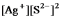 <strong>Write the ion product expression for silver sulfide, Ag<sub>2</sub>S.</strong> A) B) C) D) E)