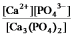 <strong>Write the ion product expression for calcium phosphate, Ca<sub>3</sub>(PO<sub>4</sub>)<sub>2</sub>.</strong> A) B) C) D) E) None of these choices is correct.