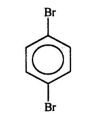 <strong>Select the correct name for this compound. </strong> A) ortho-dibromobenzene B) meta-dibromobenzene C) para-dibromobenzene D) 1,4-dibromocyclohexene E) 1,4-dibromocyclohexane