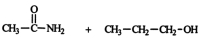 <strong>Identify the two principal products of the reaction between ammonia and ethyl propionate. </strong> A) B) C) D) E) None of these choices is correct.