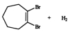 <strong>Identify the products for the reaction between cycloheptene and bromine. </strong> A) B) C) D) E) None of these choices is among the products of the reaction.
