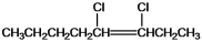 <strong>Identify the products of the reaction of 3-octene with chlorine. </strong> A) B) C) D) E)