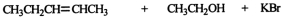 <strong>Identify the products of the reaction between 2-bromopentane and potassium ethoxide. </strong> A) B) C) D) E) None of these choices is among the products of the reaction.