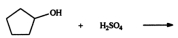 <strong>Identify the organic product when cyclopentanol reacts with sulfuric acid. </strong> A) B) C) D) E) None of these choices is the organic product of the reaction.