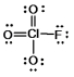 What is the molecular shape of ClO<sub>3</sub>F as predicted by the VSEPR theory?