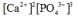 <strong>Write the ion product expression for calcium phosphate, Ca<sub>3</sub>(PO<sub>4</sub>)<sub>2</sub>.</strong> A) B) C) D) E) None of these choices are correct.