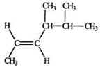 <strong>Select the correct name for the following compound. </strong> A) cis-2,3-dimethyl-4-hexene B) trans-2,3-dimethyl-4-hexene C) cis-4,5-dimethyl-2-hexene D) trans-4,5-dimethyl-2-hexene E) trans-4,5-dimethyl-2-heptene