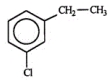<strong>Select the correct name for the following compound. </strong> A) meta-chloroethylcyclohexene B) 1-chloro-5-ethylcyclohexene C) meta-chloroethylbenzene D) 1-chloro-5-ethylbenzene E) 1-chloro-3-ethylcyclohexane