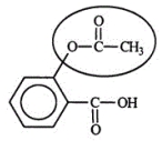 <strong>Aspirin is an effective and widely used pain reliever. Identify the functional group circled. </strong> A) aldehyde B) ketone C) ester D) carboxylic acid E) carbonyl