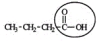 <strong>The compound shown below is responsible for the odor in rancid butter. Identify the functional group circled. </strong> A) aldehyde B) ketone C) alcohol D) carboxylic acid E) carbonyl