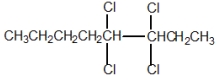 <strong>Identify the products of the reaction of 3-octene with chlorine. </strong> A) B) C) D) E)