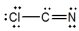 <strong>Select the best Lewis structure for ClCN.</strong> A) B) C) D) E)