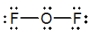 <strong>Oxygen difluoride is a powerful oxidizing and fluorinating agent. Select its Lewis structure.</strong> A) B) C) D) E) None of these choices are correct.