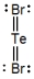 <strong>Select the correct Lewis structure for TeBr<sub>2</sub>.</strong> A) B) C) D) E)