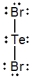 <strong>Select the correct Lewis structure for TeBr<sub>2</sub>.</strong> A) B) C) D) E)