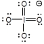 <strong>Select the Lewis structure in which formal charges are minimized for the periodate anion, IO<sub>4</sub><sup>-</sup>.</strong> A) B) C) D) E)