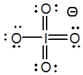 <strong>Select the Lewis structure in which formal charges are minimized for the periodate anion, IO<sub>4</sub><sup>-</sup>.</strong> A) B) C) D) E)