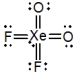 <strong>Select the Lewis structure for XeO<sub>2</sub>F<sub>2</sub> that correctly minimizes formal charges.</strong> A) B) C) D) E)