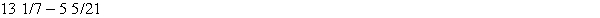 Subtract (reduce to lowest terms if necessary):