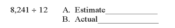 Divide by long division: