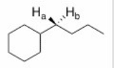 <strong>What is the relationship between H<sub>a</sub> and H<sub>b</sub> in the following compound? </strong> A)Homotopic B)Enantiotopic C)Diastereotopic D)Mesotopic
