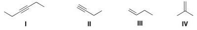 <strong>Which of the following π bonds is IR inactive? </strong> A)I B)II C)III D)IV