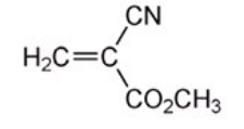 The monomer used to make superglue is shown below.Which of the following methods of polymerization is most suitable for this type of monomer?