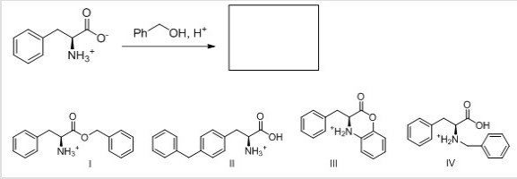 What is the major organic product for the following reaction?