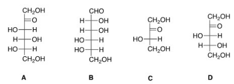 Which of the following sugars can be classified as a ketohexose?
