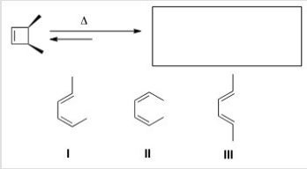 Predict the major organic product(s)of the following electrocyclic reaction.