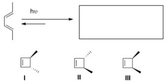 Predict the major organic product(s)of the following electrocyclic reaction.