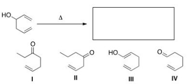 What is the major organic product of the following oxy-Cope rearrangement?