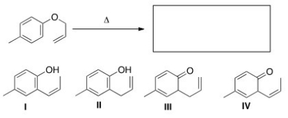 What is the major organic product of the following Claisen rearrangement?