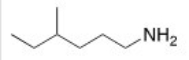 <strong>What is the IUPAC name of the following compound? </strong> A)3-methyl-1-hexanamine B)4-methyl-1-hexylamine C)4-methyl-1-hexanamine D)3-methyl-6-hexylamine