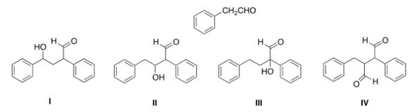 What is the Aldol addition product formed from reaction of the following compound with itself?