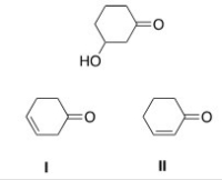 Which is the unsaturated carbonyl compound formed by the dehydration of the following b-hydroxy carbonyl compound?