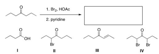 What is the product of the following reaction?  