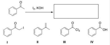 What is the product of the following reaction?  