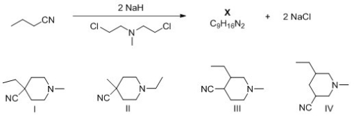 What is the structure of X,product of the following reaction?