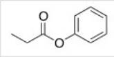 <strong>What is the IUPAC name for the following compound? </strong> A)Propionyl phenol B)Phenyl propanoate C)Phenol propanoate D)Phenyl acetate