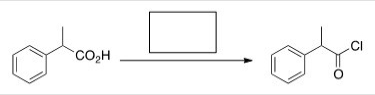 <strong>What is the missing reagent in the reaction below? </strong> A)Acetic acid B)NaOMe C)SOCl<sub>2</sub> D)Pyridine