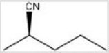 <strong>Give the IUPAC name of the following compound. </strong> A)R-2-methylpentanenitrile B)S-2-methylpentanenitrile C)R-2-nitrilehexane D)S-2-nitrilehexane