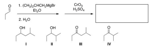 What is the major organic product obtained from the following sequence of reactions?